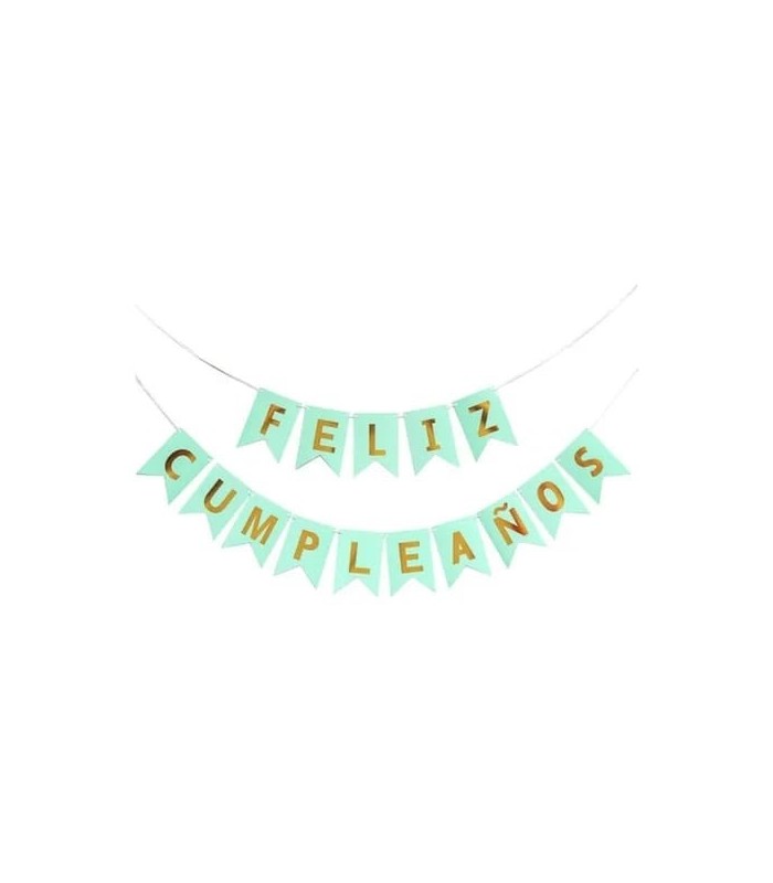 Cartel feliz cumpleaños