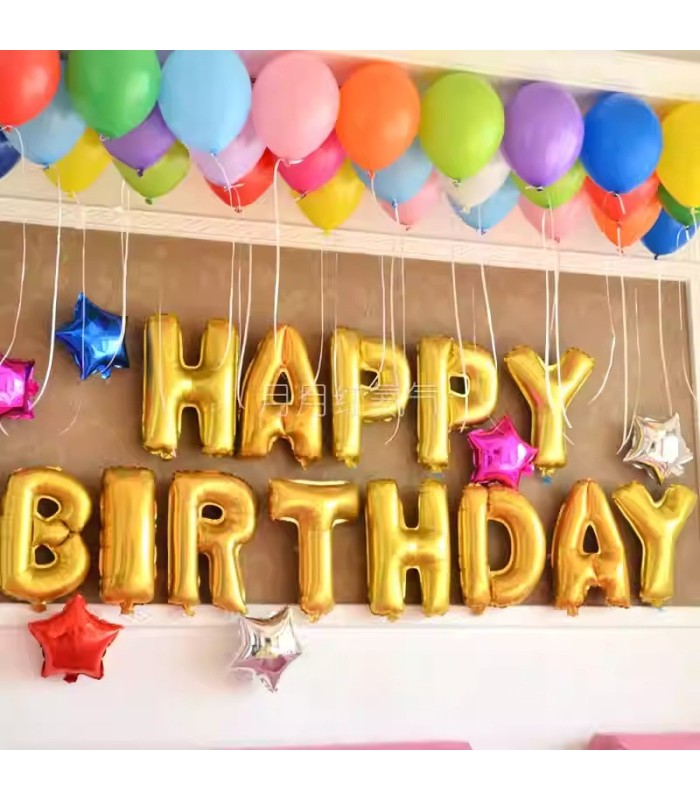 Globo letra HAPPY BIRTHDAY