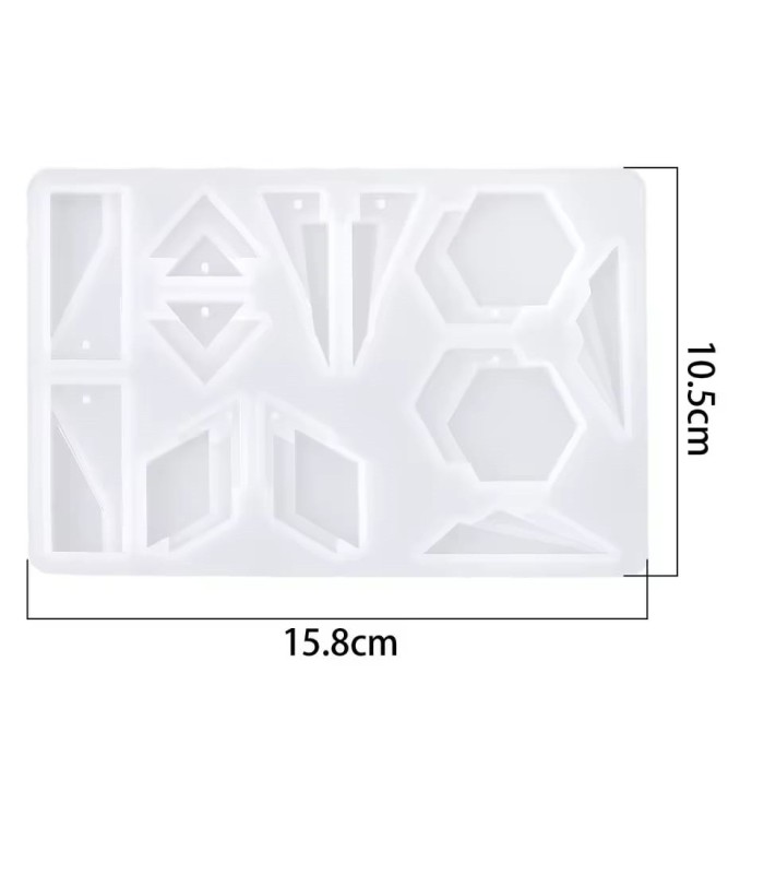 Molde de silicona mix de arito 158x105mm
