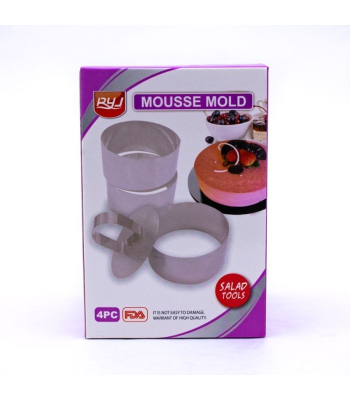 Molde de metal 3pc redondo