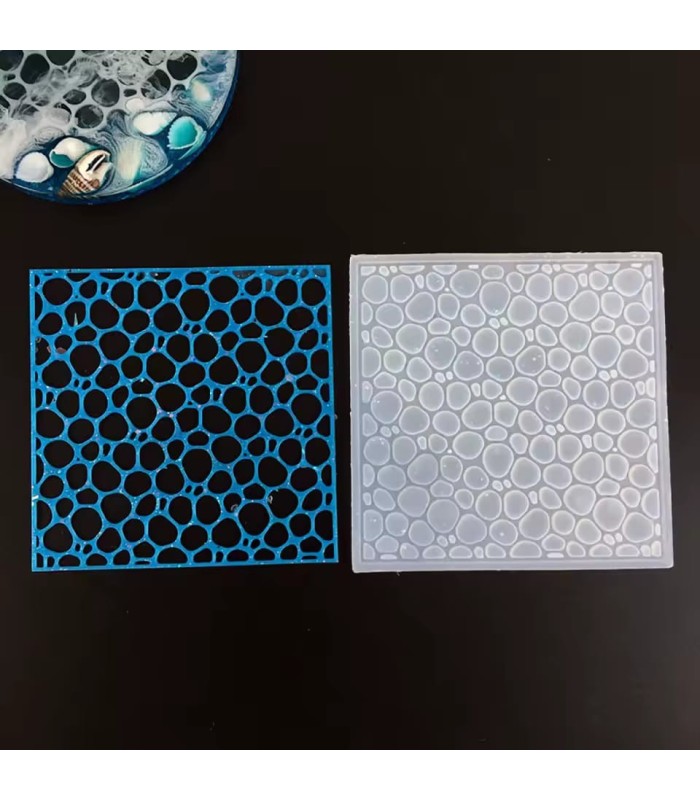 Molde de silicona burbuja 80x80mm