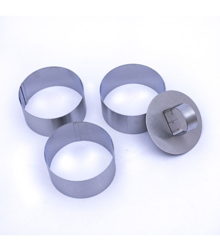 Molde de metal 3pc redondo
