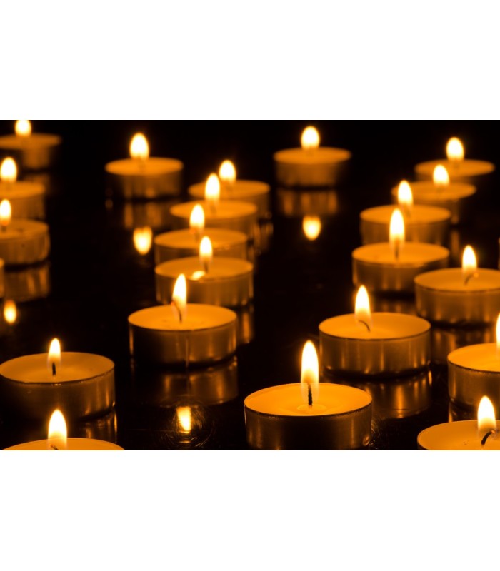Vela decorativa verde 50pcs