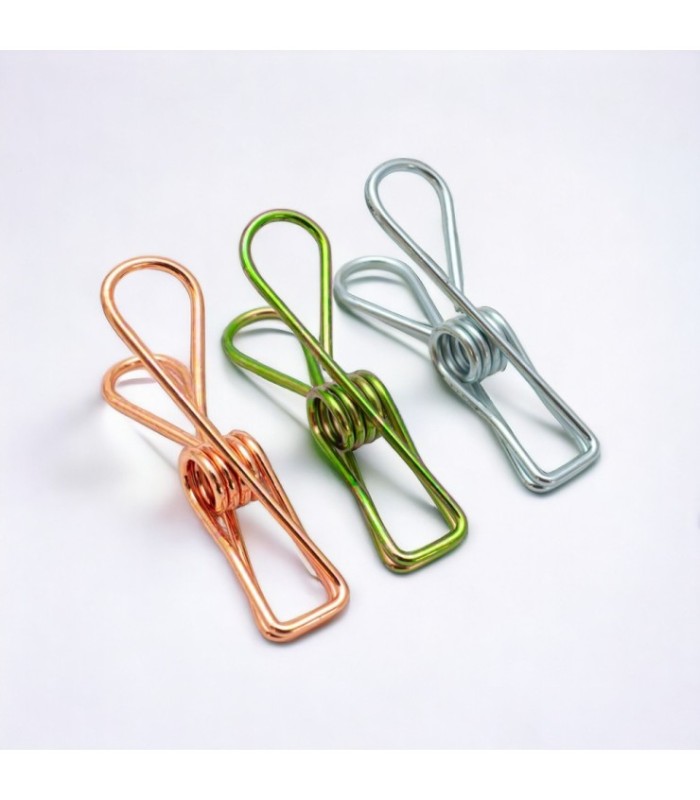 Pinza de metal 12 piezas 5.5cm