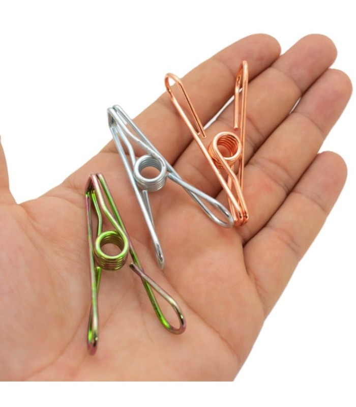 Pinza de metal 12 piezas 5.5cm