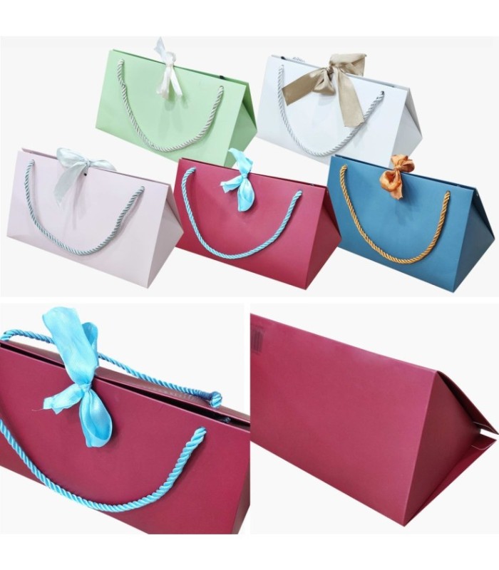 BOLSA REGALO CON MOÑO 309L 36.5x19x18CM
