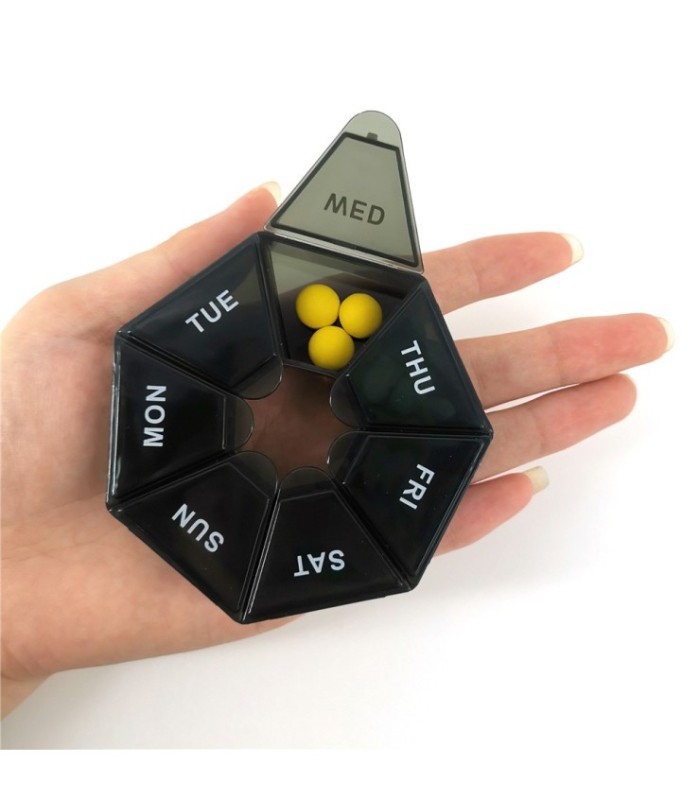 Pastillero con 7 compartimientos