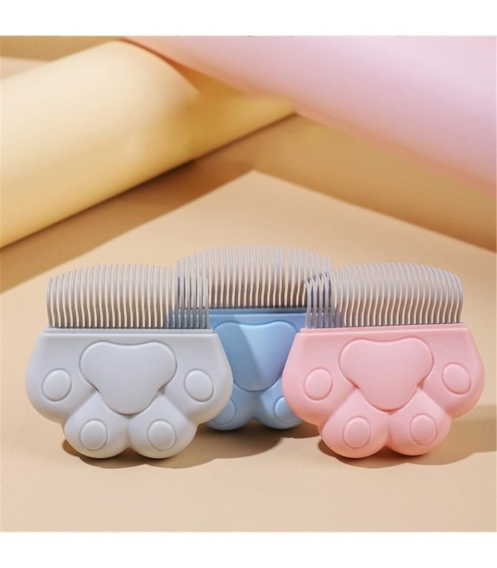 Peine para mascota diseño pata