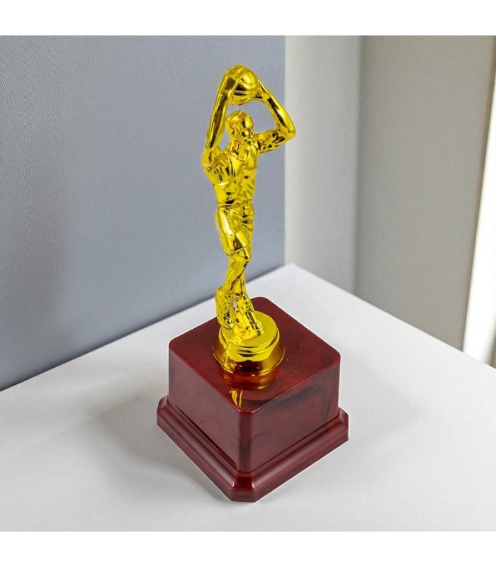 TROFEO BASE ROJO 19x7.5CM