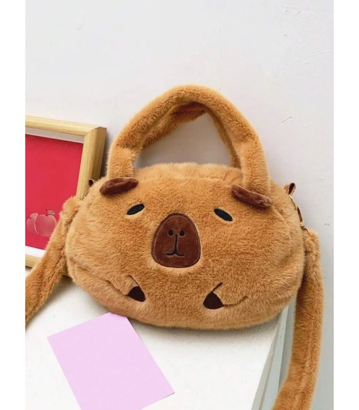 Cartera peluche CAPIBARA