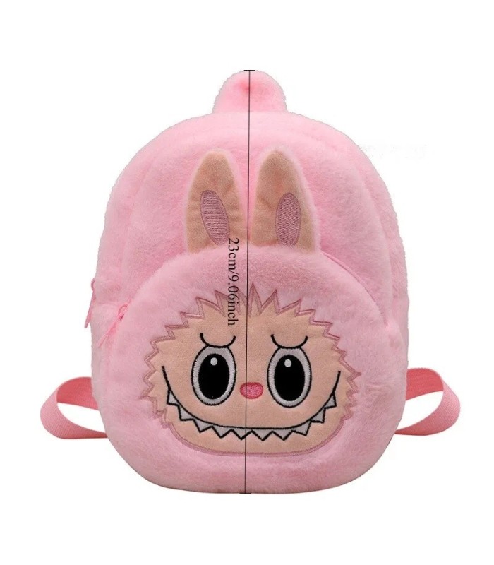 MOCHILA PELUCHE LABUBU 30x23CM