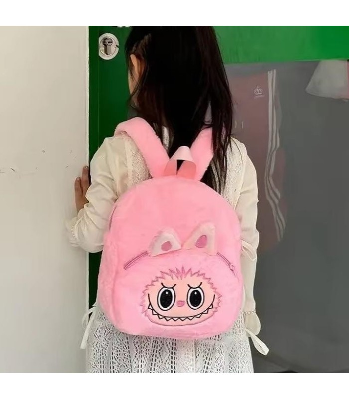 MOCHILA PELUCHE LABUBU 30x23CM