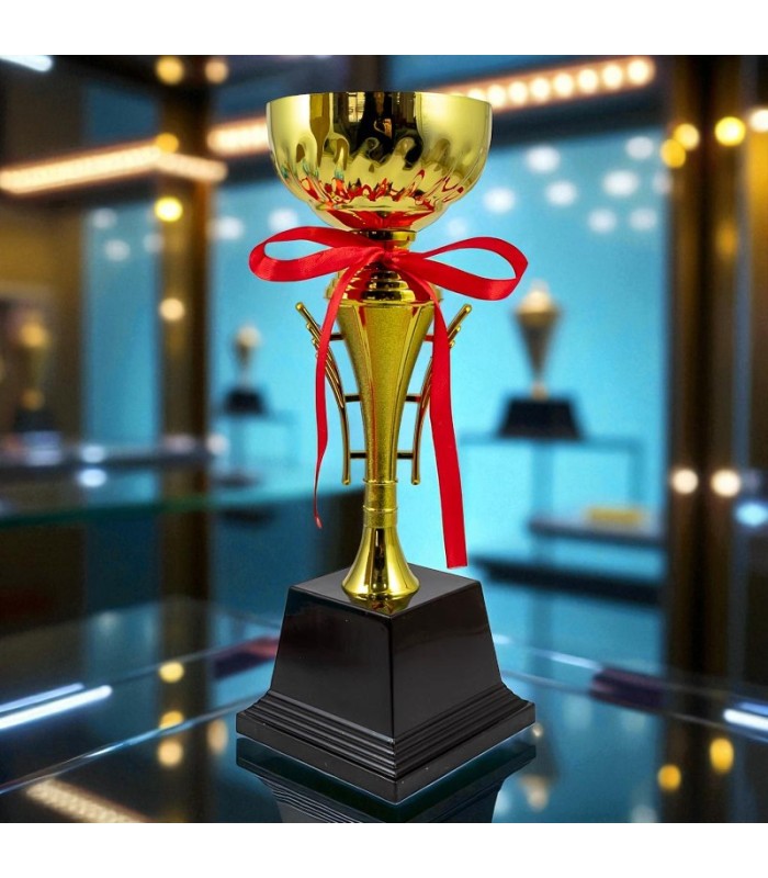 TROFEO COPA BASE MARRON 29x10CM