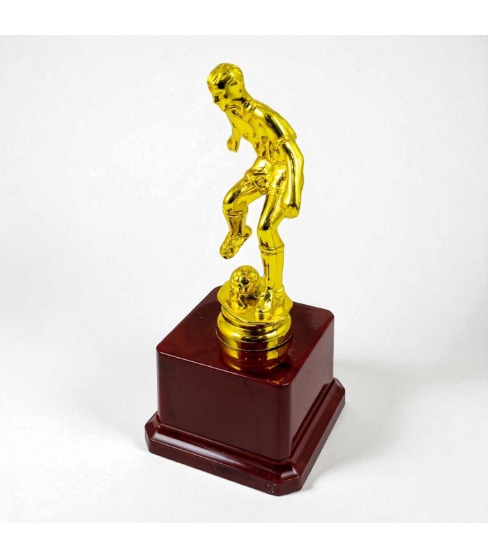 TROFEO FUTBALL BASE ROJO 17x7.5CM