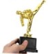 TROFEO TAEKWONDO BASE NEGRO 20x7.5CM