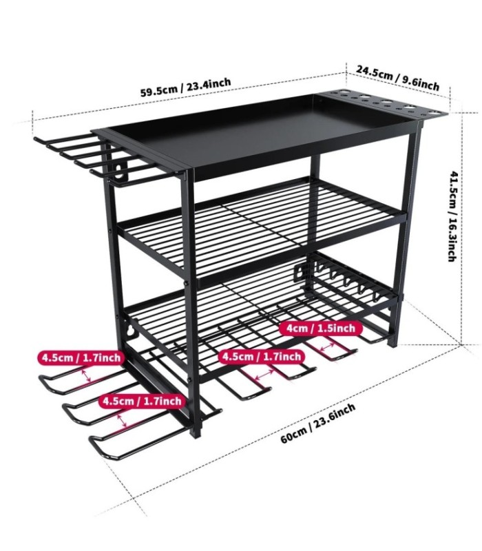 ESTANTE ORGANIZADOR METALICO MZY-859