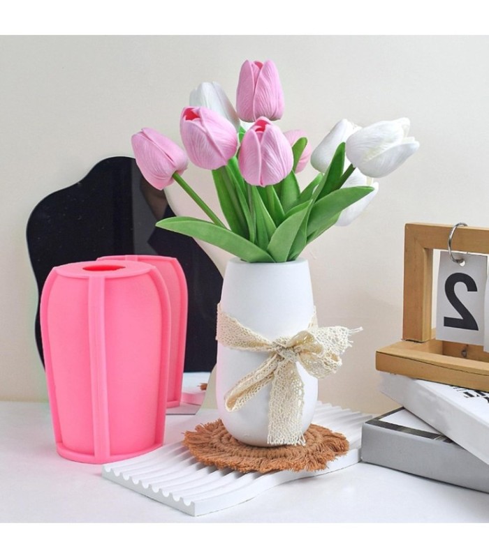 Molde silicona jarron 10x16cm