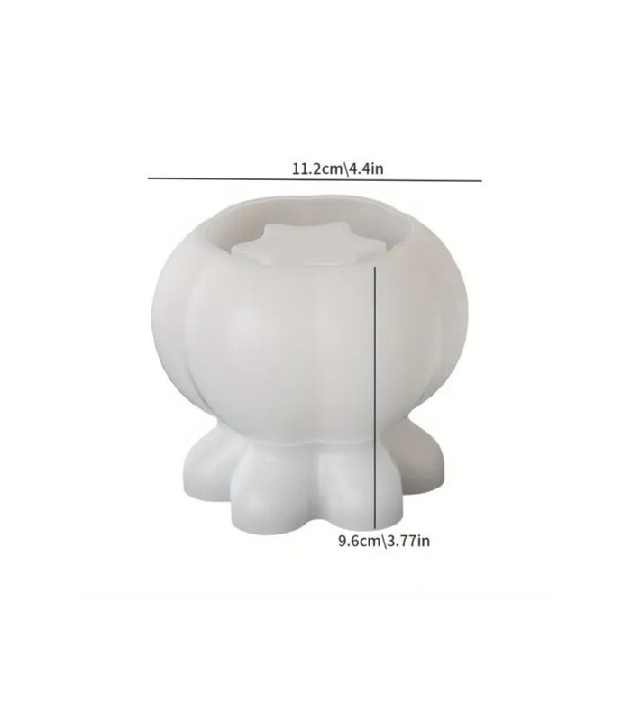 Molde silicona florero bordeado 9.6x11.2cm