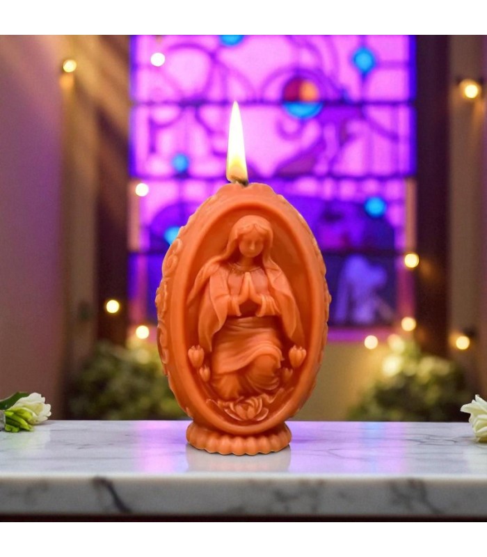 Molde silicona virgen arrodillada 7.9x11.7cm