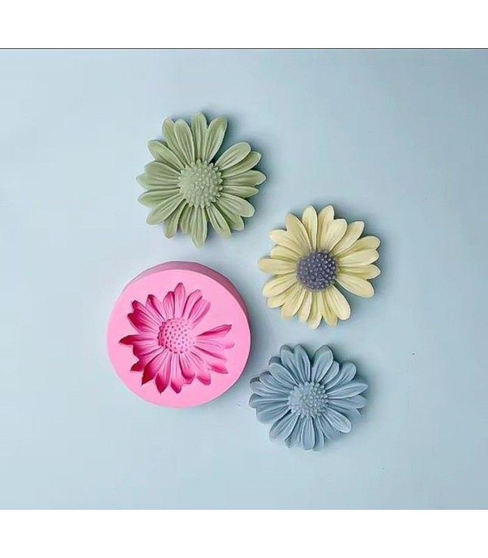 Molde silicona flor margarita 7cm