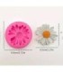 Molde silicona flor margarita 7cm