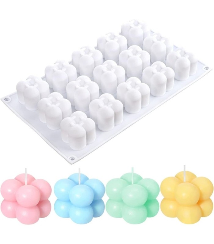 Molde de silicona cubo burbuja 15 divisiones
