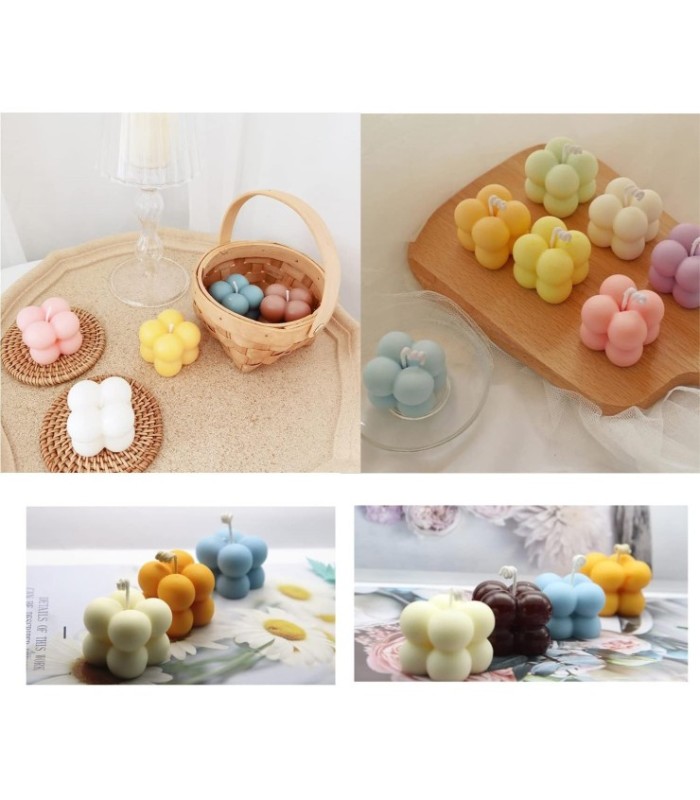 Molde de silicona cubo burbuja 15 divisiones