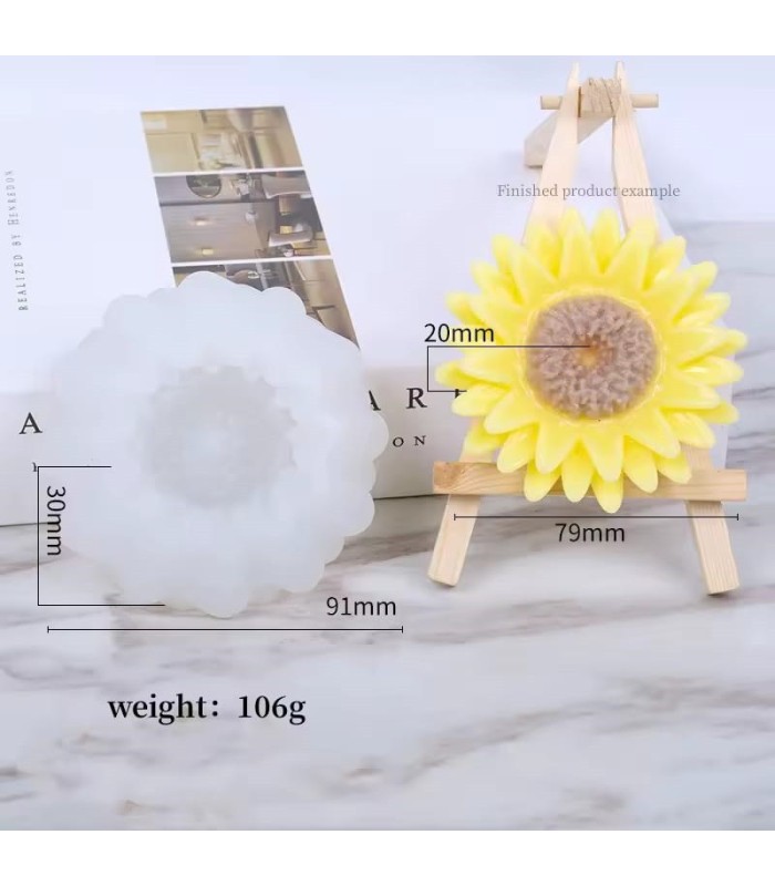 Molde silicona crisantemo 9.1cm