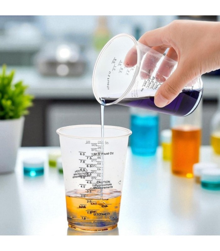 Vaso medidor de plastico de 240ml (8 oz)