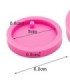 Molde de silicona colgante circular 5.8cm