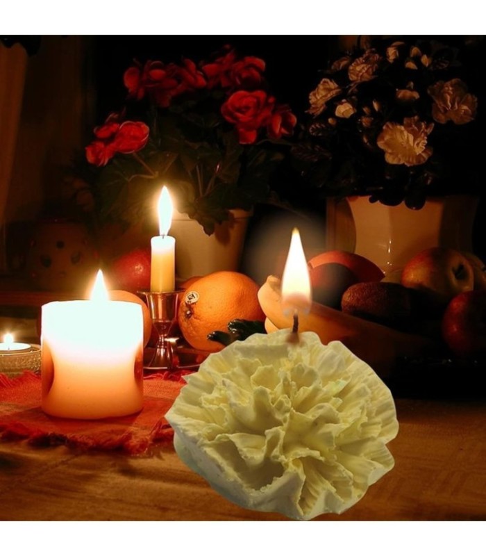 Molde de silicona forma capullo clavel 7cm