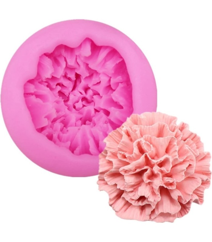 Molde de silicona forma capullo clavel 7cm