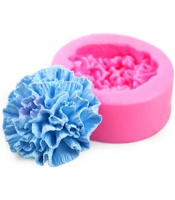 Molde de silicona forma capullo clavel 7cm