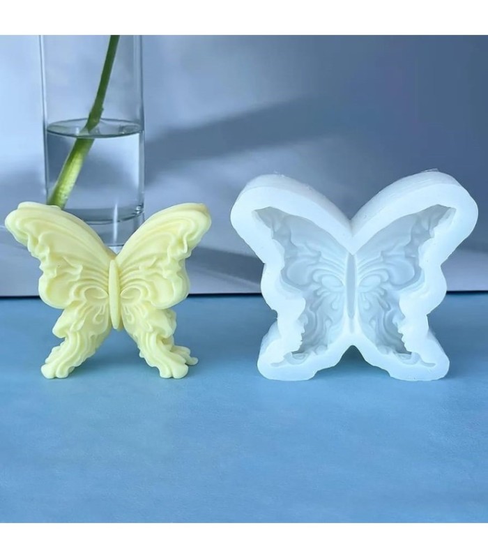 Molde silicona mariposa borde irregular 9x10cm