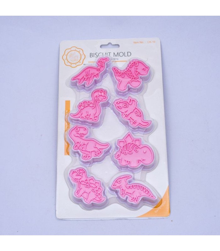 Molde para galleta diseño surtido 8pc