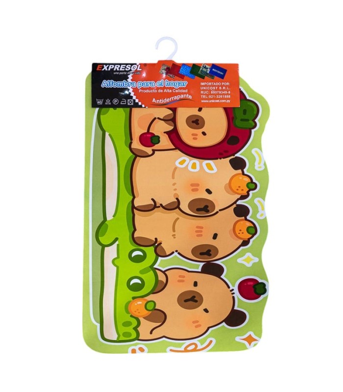 Alfombra capibara borde irregular 58x38cm