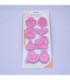 Molde para galleta diseño surtido 8pc