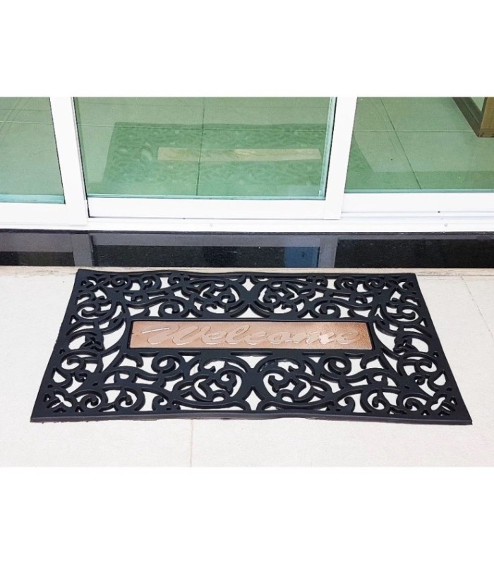 ALFOMBRA GOMA WELCOME 45x75CM