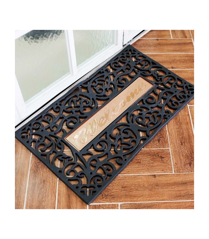ALFOMBRA GOMA WELCOME 45x75CM