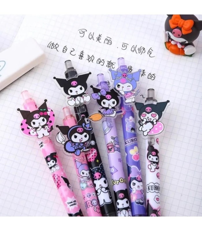 Boligrafo negro diseño capibara