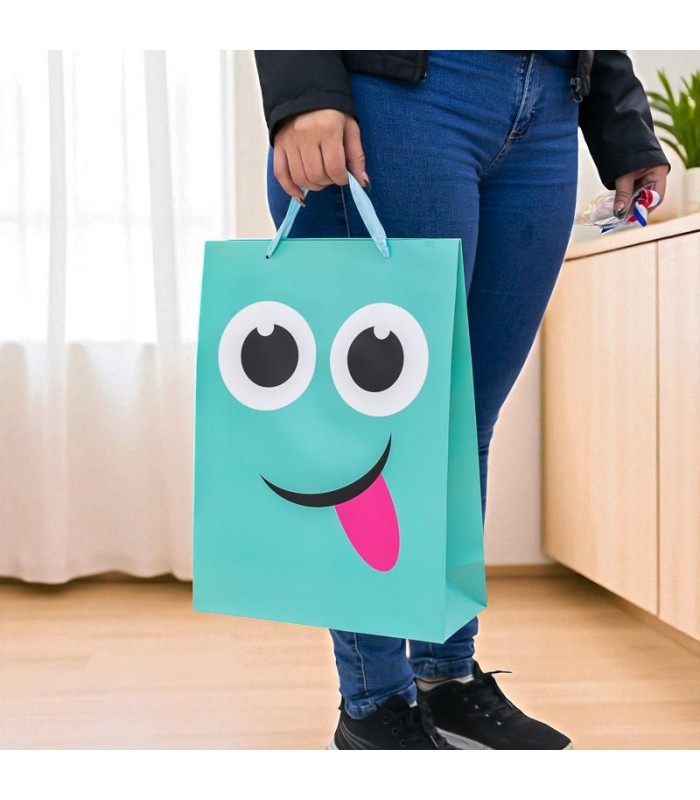 Bolso para regalo caritas 40x30x12cm