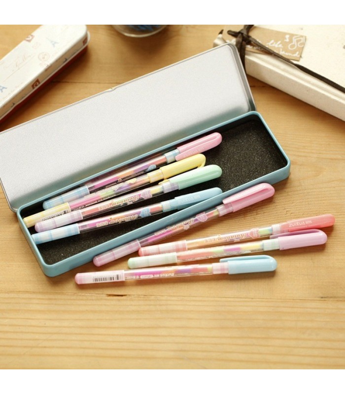 BOLIGRAFO RESALTADOR MULTICOLOR 0.8MM 6PC