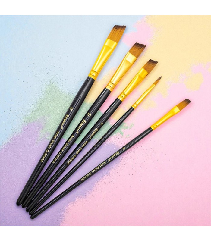 Set de pincel punta angular 5pc GIORGIONE