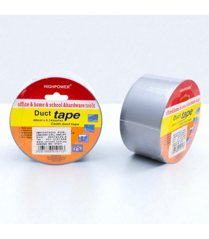 Cinta duct tape multifunción 48x10mm