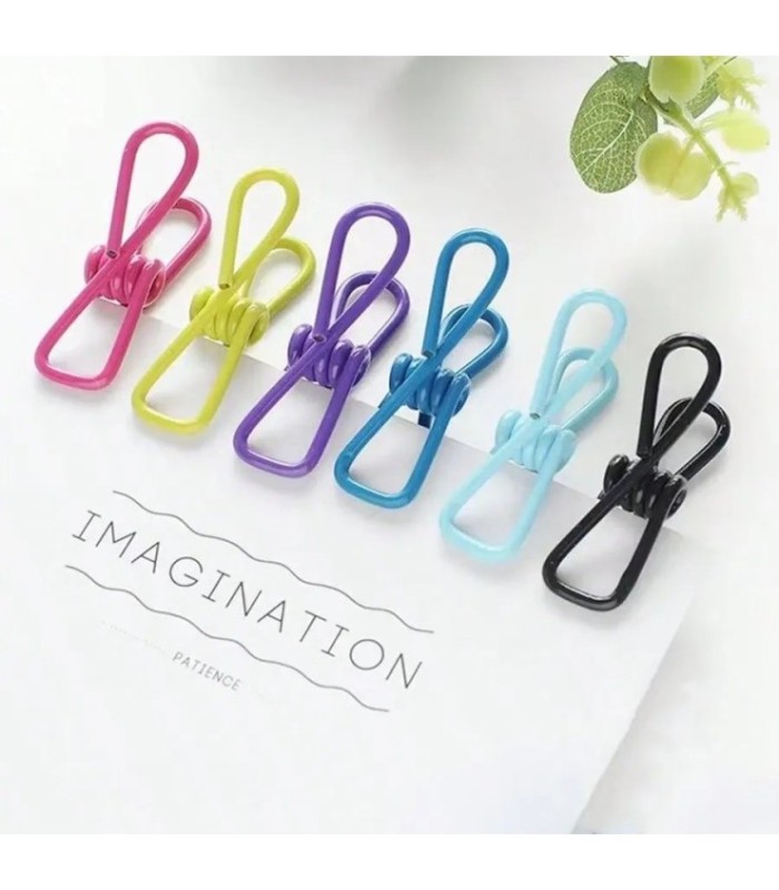 Pinza para ropa de metal 10pc