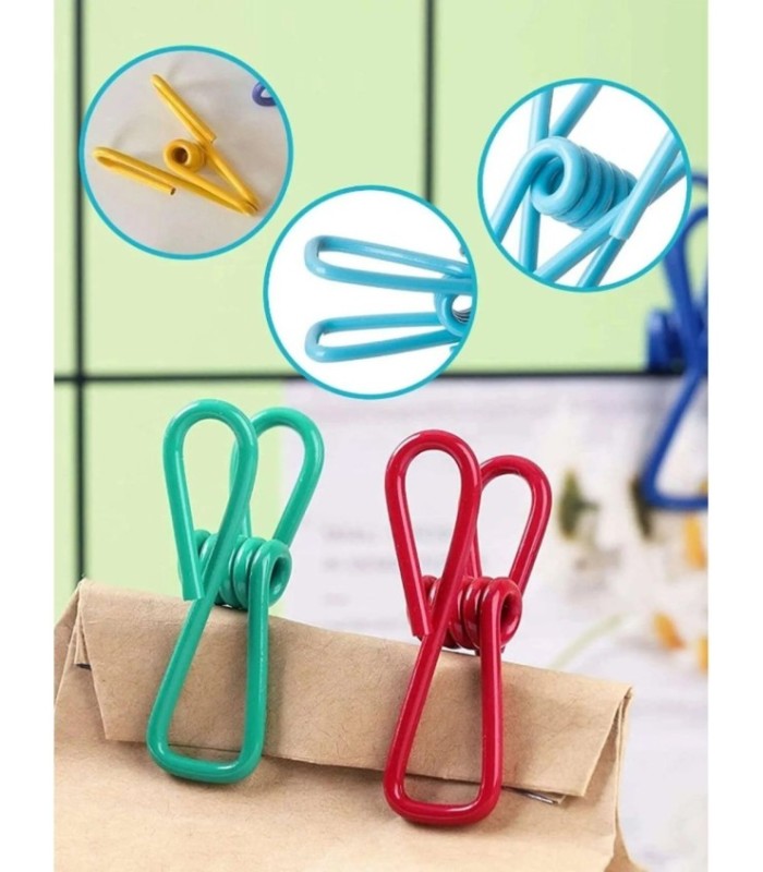 Pinza para ropa de metal 10pc