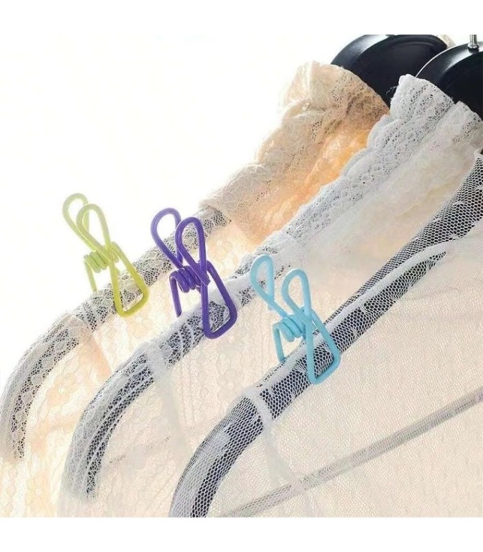 Pinza para ropa de metal 10pc