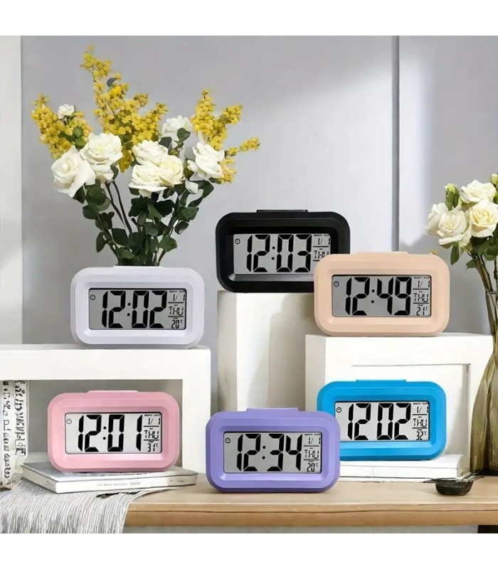 RELOJ DIGITAL CON ALARMA CONFORT