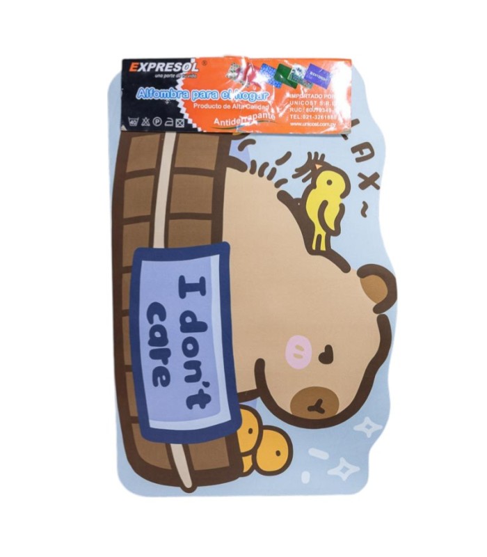 Alfombra capibara borde irregular 58x38cm