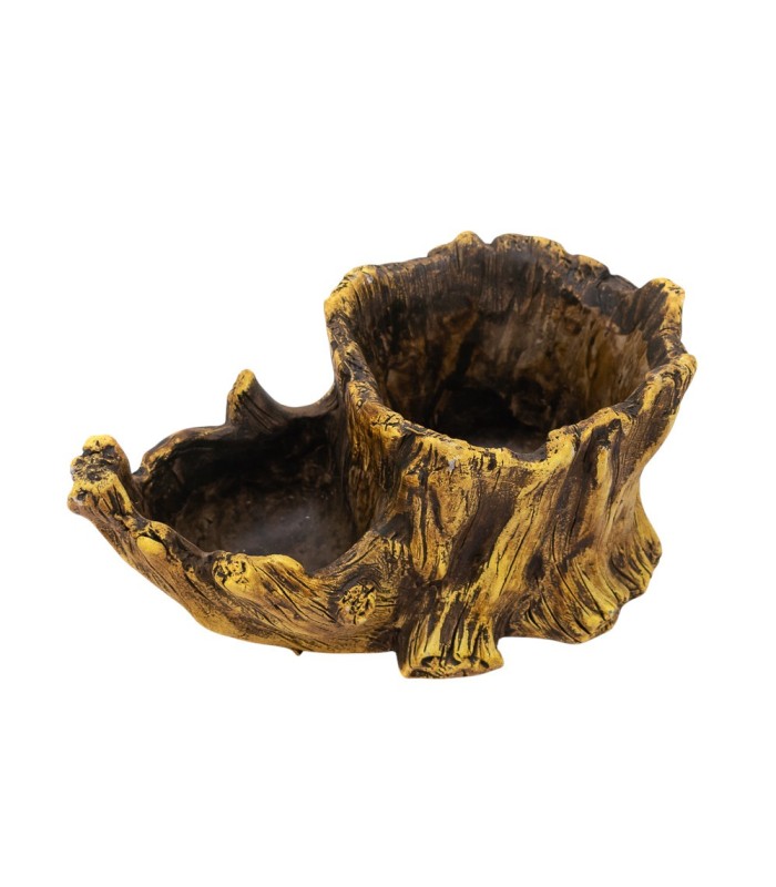 Maceta diseño de tronco 2 divisorias
